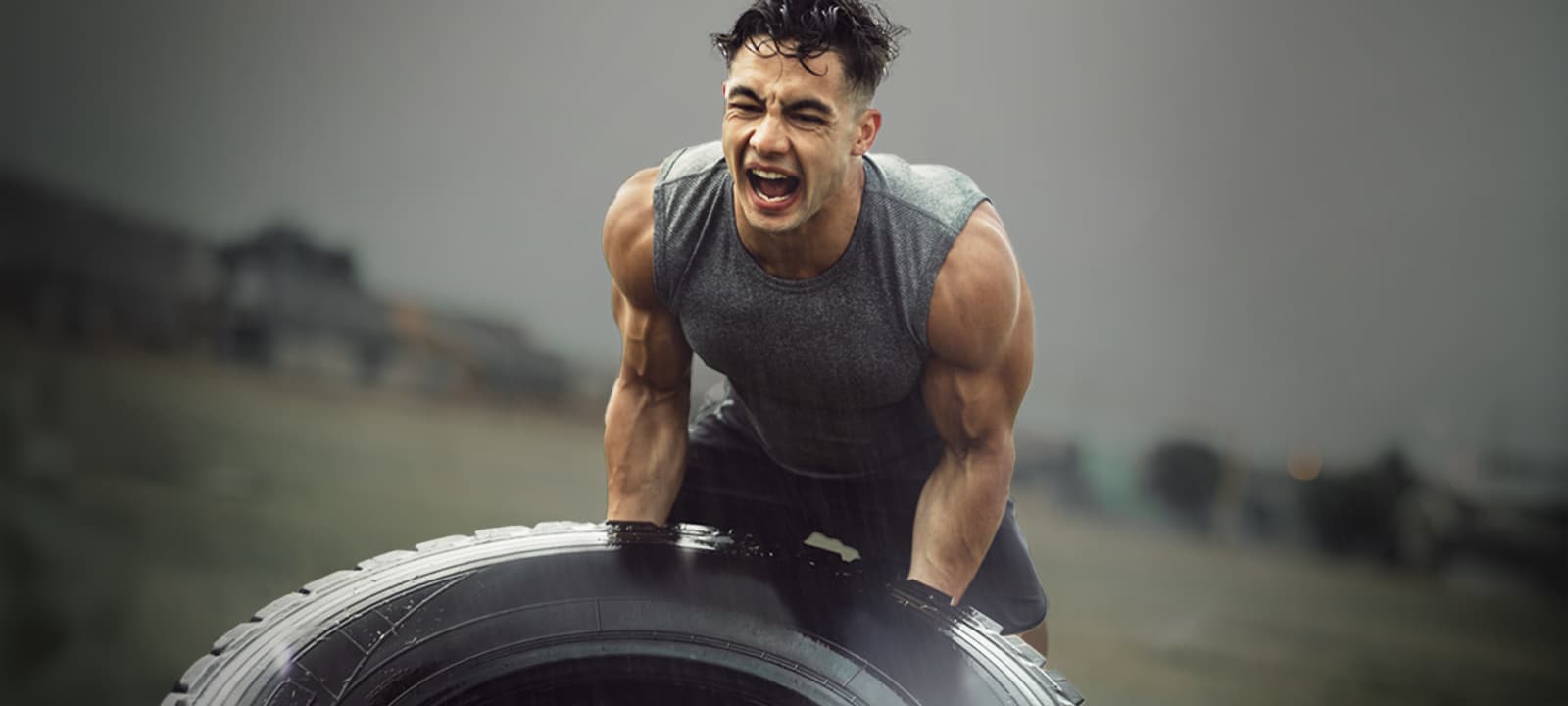 Hero Hintergrund Domi's FitGarage Eingangsbereich